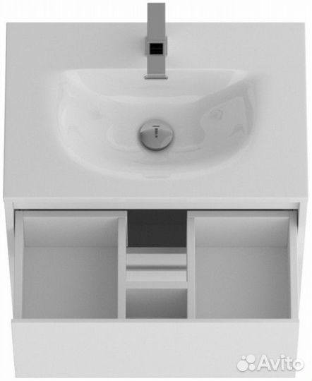 Тумба с раковиной BelBagno Kraft 39-70-PIA-BB-8099-3-70 Bianco Opaco