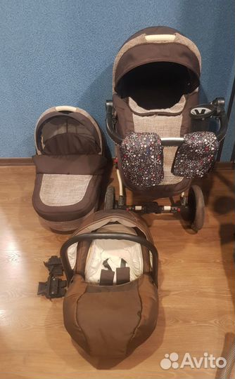 Коляска 3 в 1 Adamex