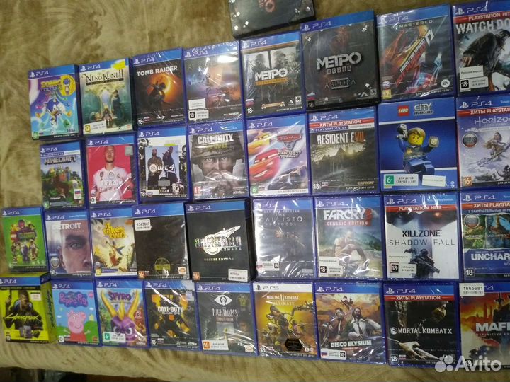 PS4 новые игры диски