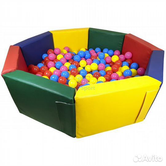 Батуты с сеткой, бассейны с шариками