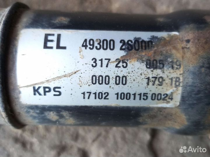 Карданный вал Hyundai ix35, sportage 3, tucson 2