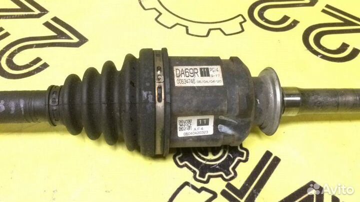 Привод передний правый Toyota Rav4 ACA21 1azfse