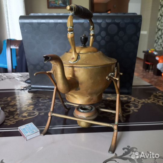 Бульотка чайник латунь