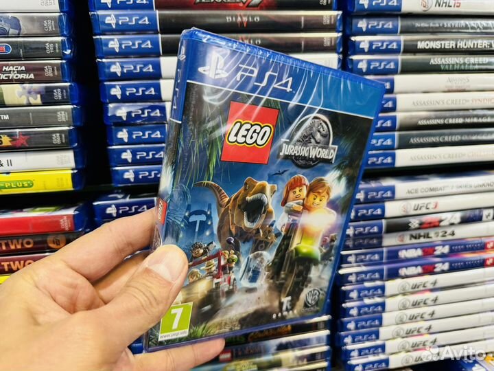 Lego jurassic world ps4 диск