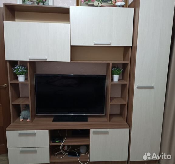 Стенка в гостиную со шкафом бу