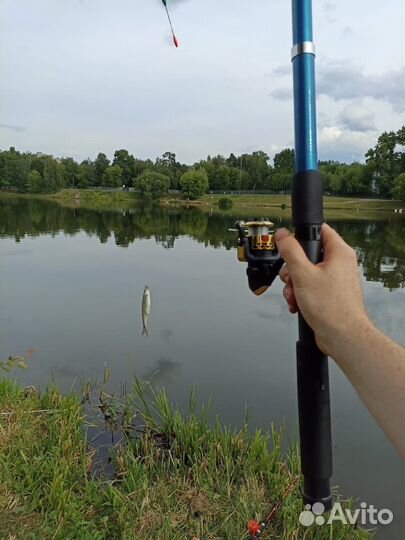 Удочка в сборе готовая к рыбалке