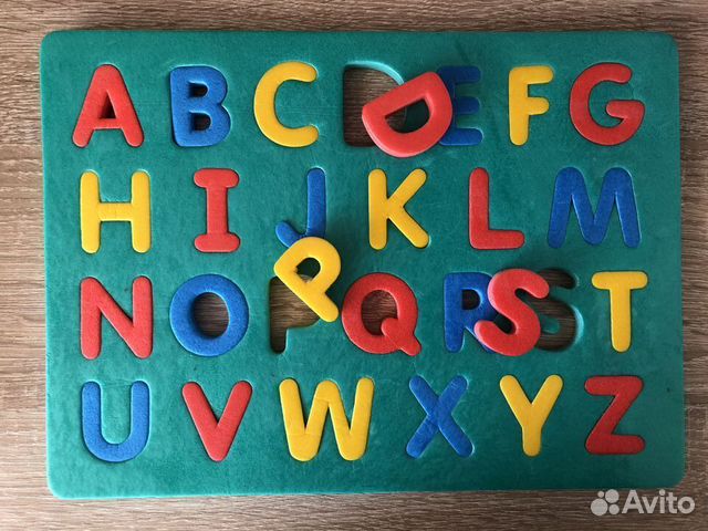 Игрушка мягкая Алфавит английский