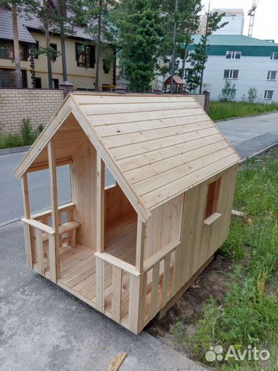 Детский домик песочница игровая зона