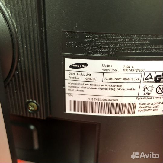 Монитор Samsung 710ns (54127)