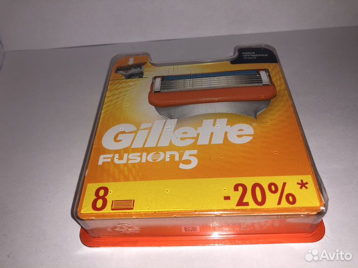 Оригинальные кассеты лезвия Gillette Fusion 5