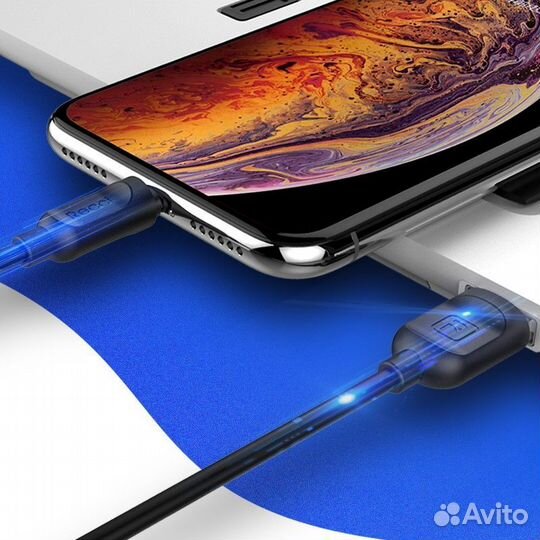 Кабель recci smart type-C RCT-P100 1m Black