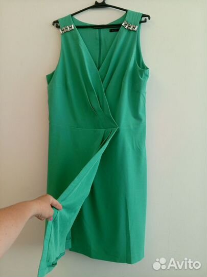 Платье женское летнее 46 48 (50 ) сарафан зеленый