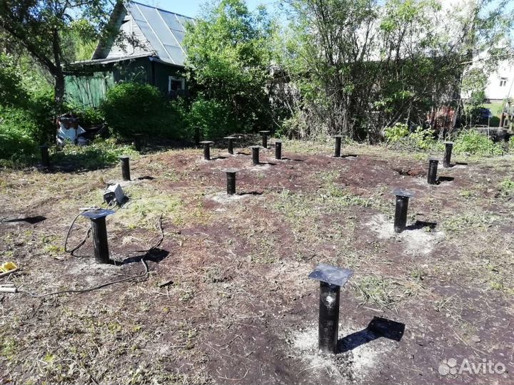 Винтовые сваи под ключ. Свайно винтовой фундамент