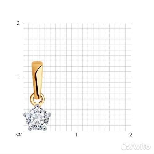 Подвеска Diamant из золота, 51-130-01973-1