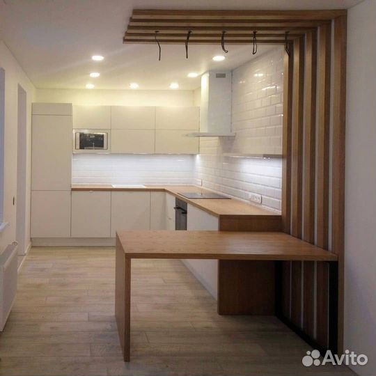 Кухонный гарнитур на заказ. Долговечные материалы