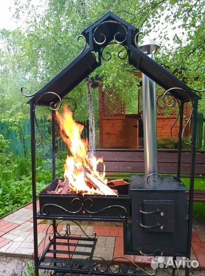 Мангал кованый