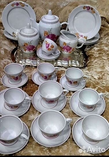 Чайно кофейный сервиз СССР