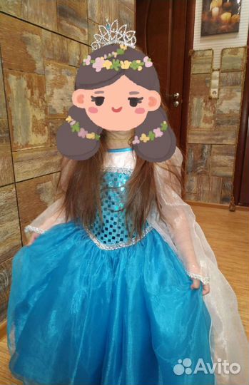Платье Эльзы, костюм метелицы, зимы и тд 104