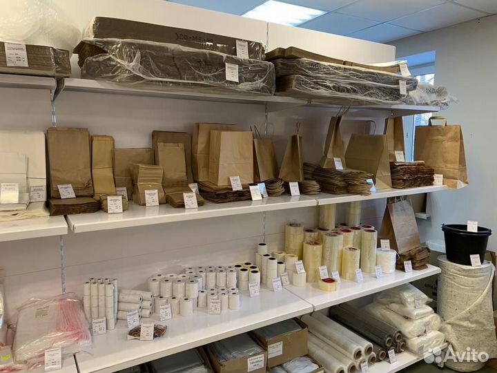 Пакеты бумажные с ручками, без ручек 