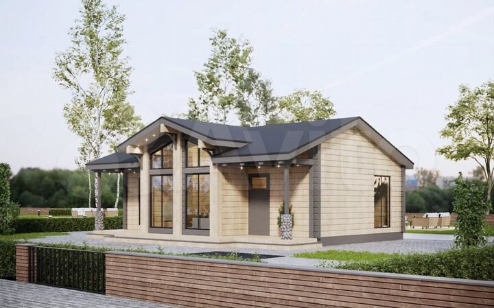 Дом 64,9 м² на участке 5 сот.