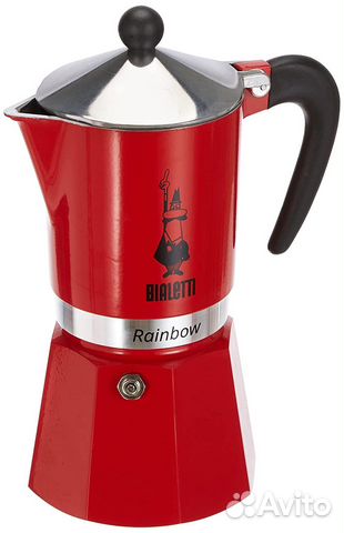 Новая Гейзерная кофеварка Bialetti 4963 Rainbow Es
