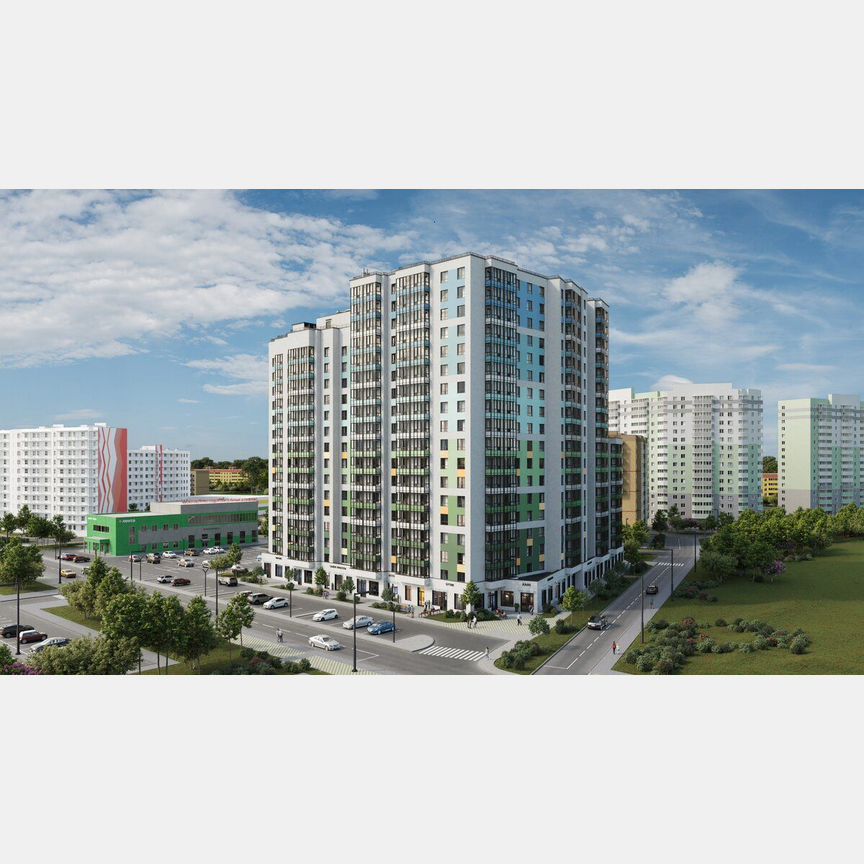 3-к. квартира, 67,8 м², 9/9 эт.