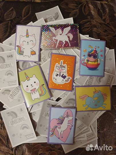 Наклейки для альбома Единороги (Panini)