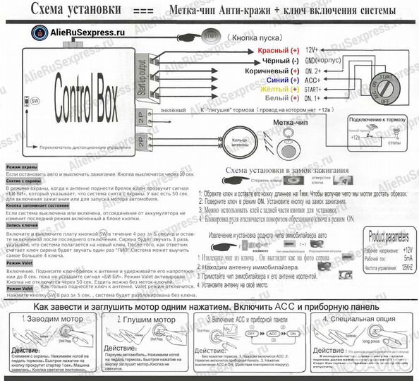 Кнопка старт стоп 