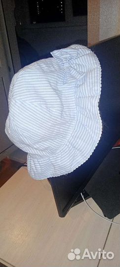 Летняя шляпка-панамка для девочки 2-3 годика