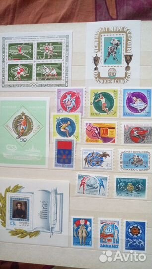 Марки СССР Транспорт Фауна Космос Спорт 1973-75г З