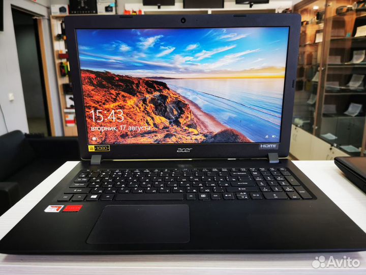 Новейший ноутбук Acer FHD экран SSD диск