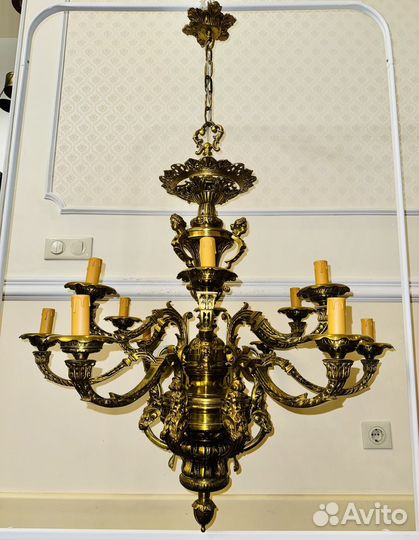 Люстра антикварная Mazarin Франция 12 ламп