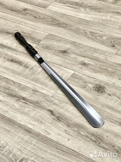 Ложка ручка дерево / Рожок для обуви 70см металл