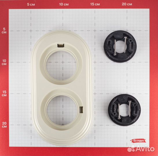 Рамка Bironi Лизетта двухместная слоновая кость ретро (BF1-620-211)