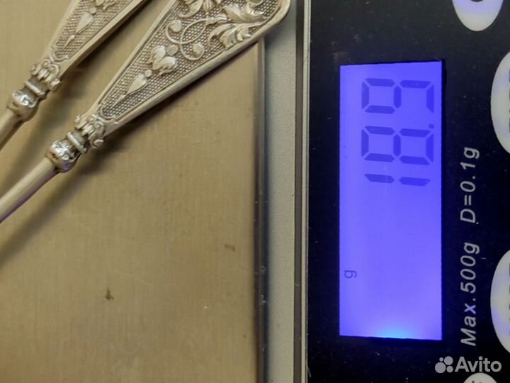 Ложечки кофейные, серебро