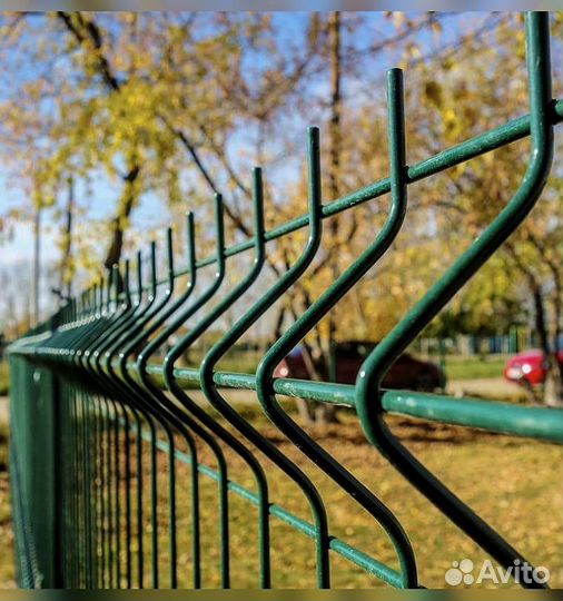 Забор из 3д сетки