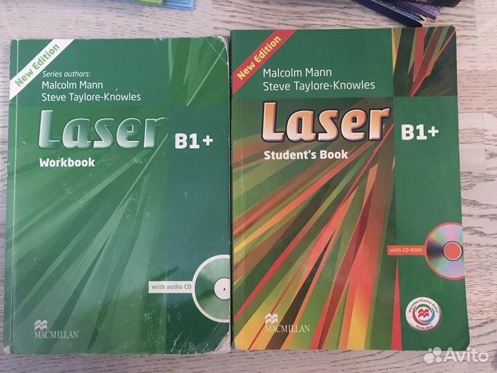 Учебники и рабочие тетради Laser B1, B1+
