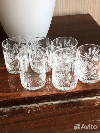 Стопки хрустальные