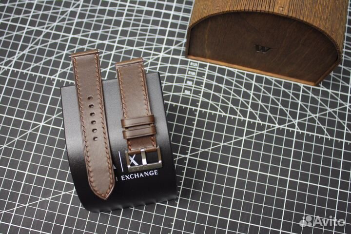 Ремень для часов из натуральной кожи