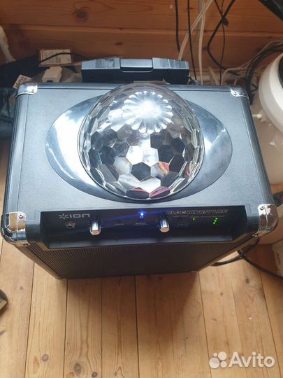 Блютуз колонка мощная комбик ION block party live