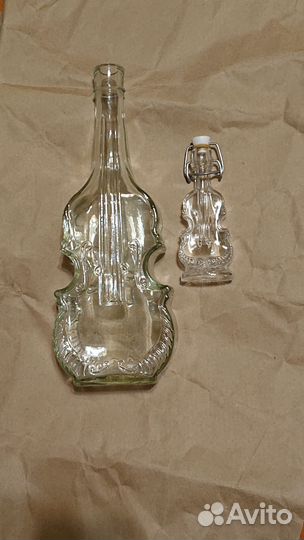 Декоративные бутылки скрипка