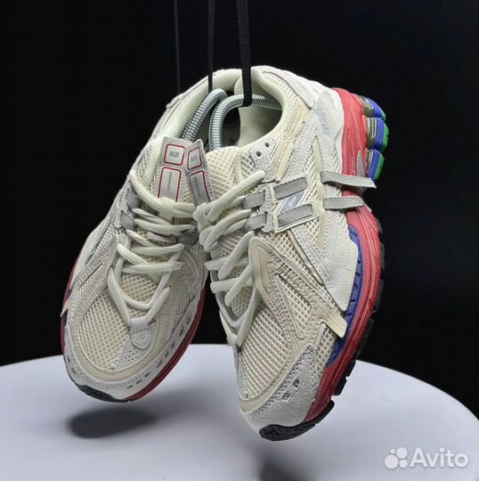 Кроссовки New Balance 1906A White&Red sole