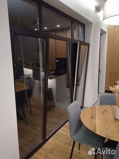 Покраска окон пвх, алюминия на объекте