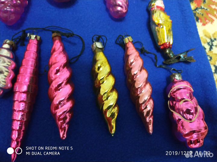 Ёлочные игрушки СССР большой набор