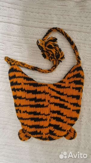 Шапка тигр маленькая