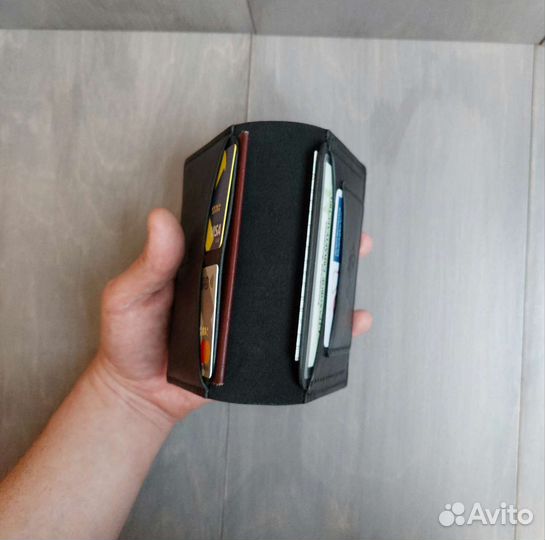 Докхолдер для автодокументов кожа натуральная