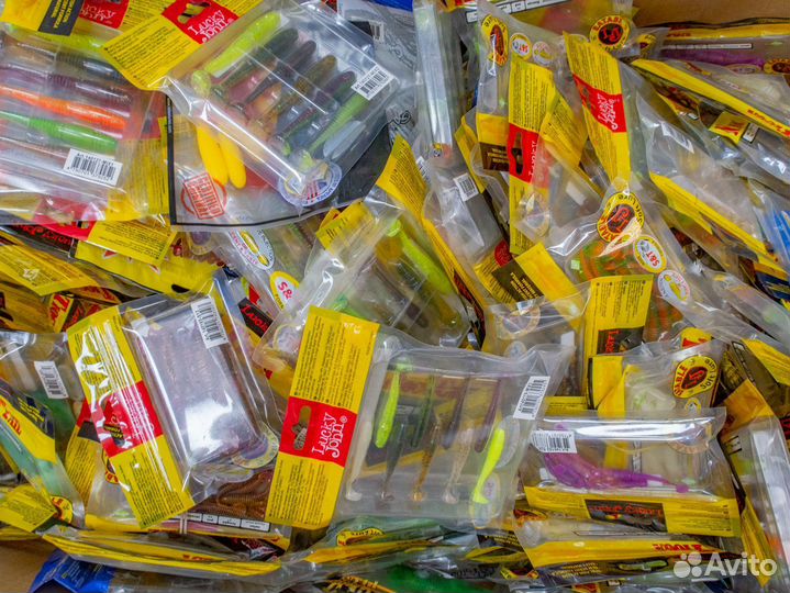 Силиконовые приманки Lucky John по фикс. цене