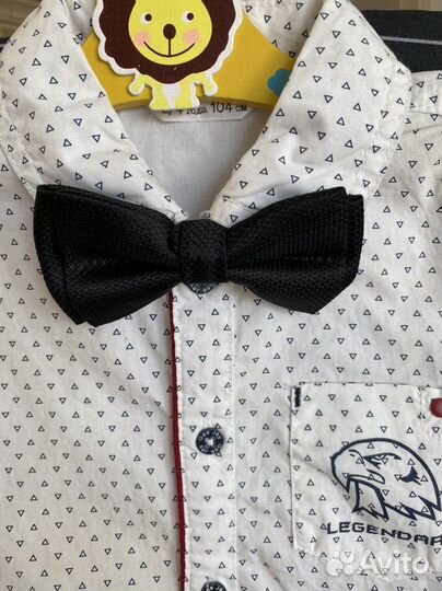 Костюм (рубашка+штаны+бабочка)