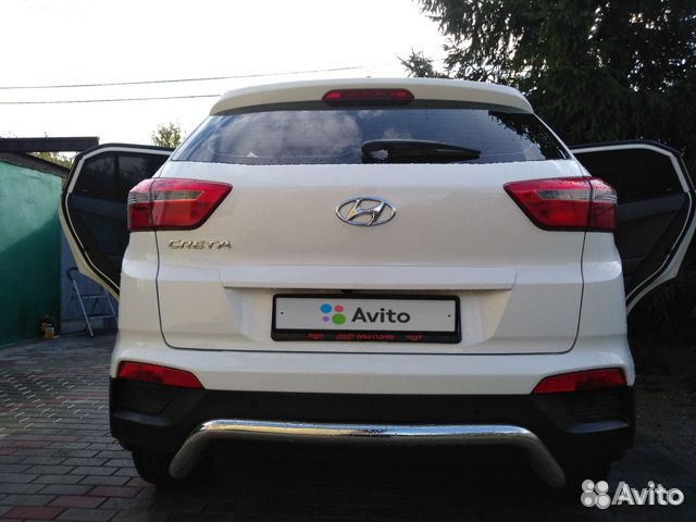 Защита заднего бампера Hyundai Creta