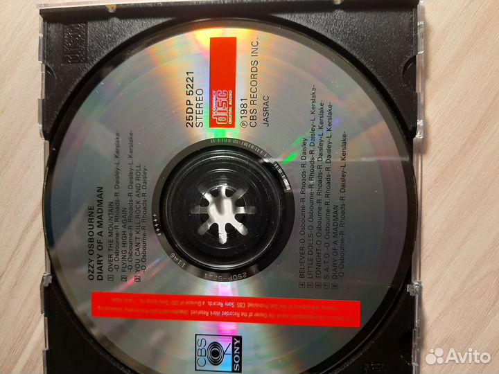 Japan cd Ozzy Osbourne